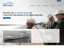 Tablet Screenshot of navtech.ca